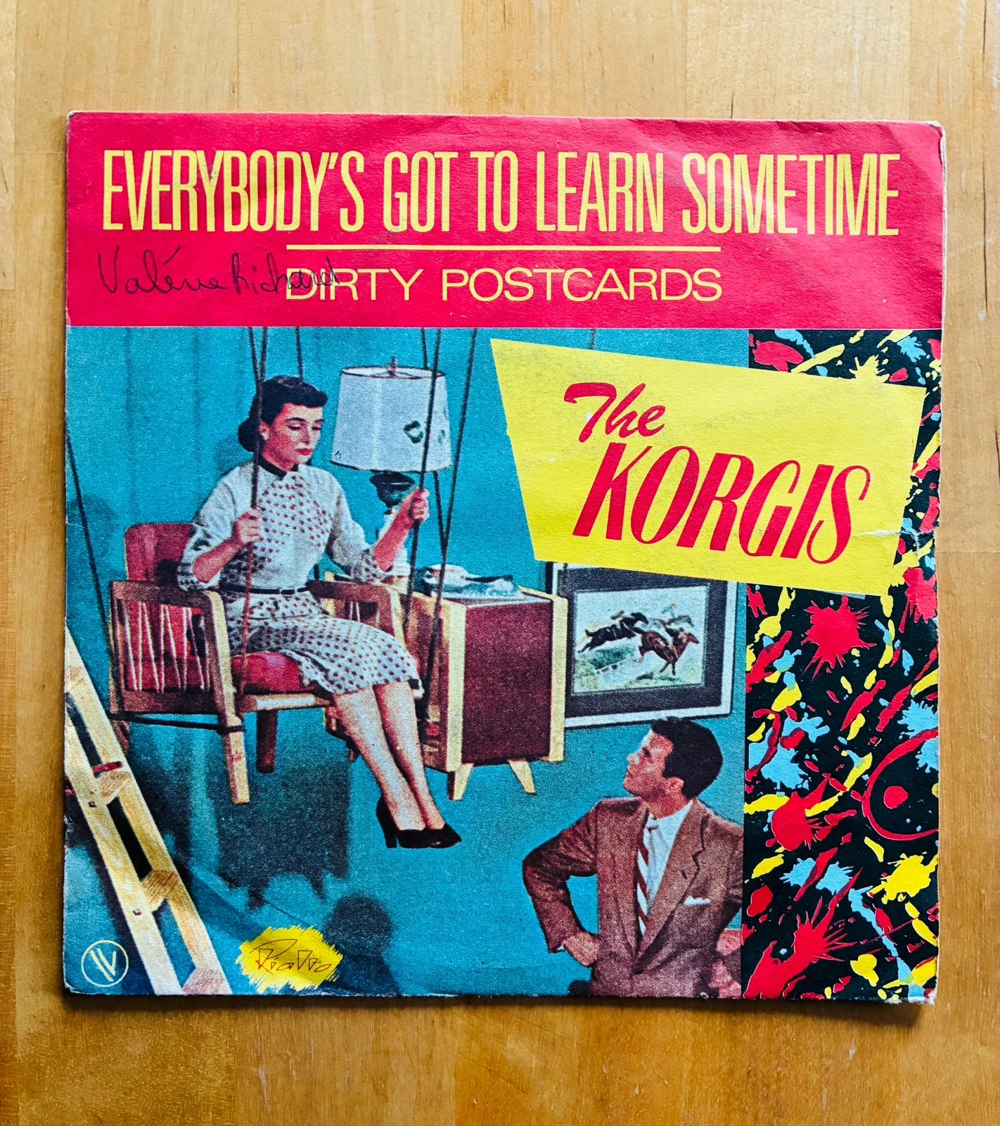 Disque vinyle 45T The Korgis Everybody’s got to learn sometimes.